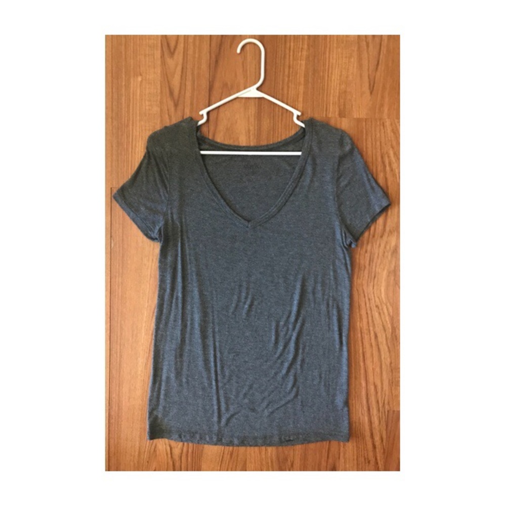 Merona Gray V-Neck T-Shirt